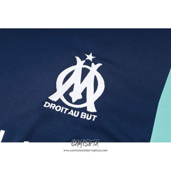 Chandal del Olympique Marsella 2023-2024 Manga Corta Azul